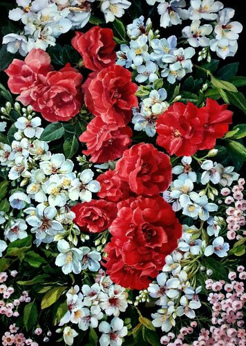 Garden of Quiet Radiance van Tetyana Soboleva, Schilderij te koop op Singulart