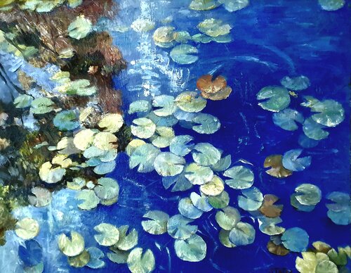 Lilies by Tetyana Soboleva, 회화 for Sale on Singulart