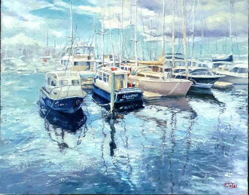 Quiet Harbour von Tetyana Soboleva, Malerei kaufen auf Singulart