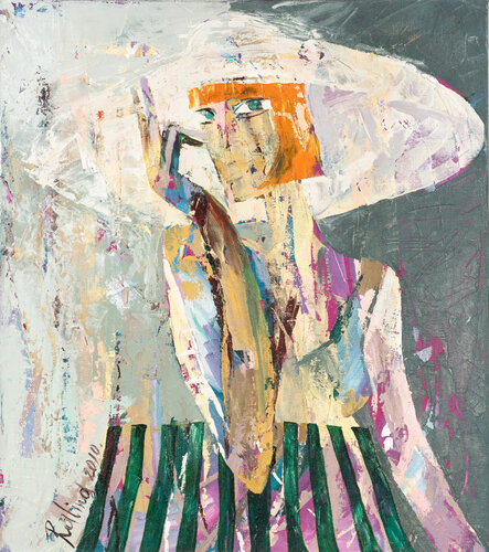 Do we know each other? von Yelena Ralina, Malerei kaufen auf Singulart