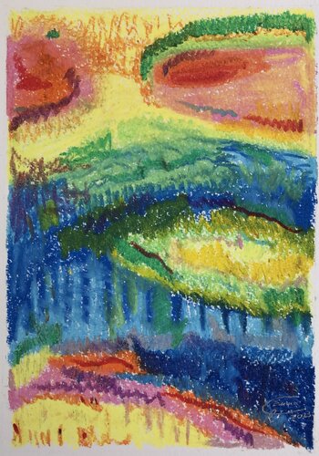 Lotus pond 4 par Emma Ramírez Conde, Œuvre sur papier en vente sur Singulart
