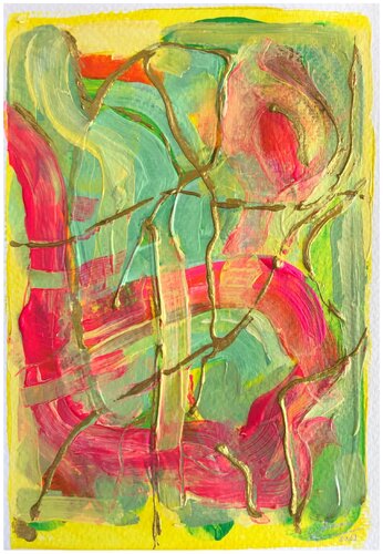 Lotus pond 5 by Emma Ramírez Conde, Work on Paper for Sale on Singulart