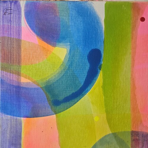 Through you I can see me better 2. A través de ti me veo mejor 2. di Emma Ramírez Conde, Pittura in vendita su Singulart