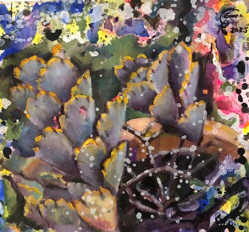 Portrait 5. Portraits in Bloom Series di Emma Ramírez Conde, Pittura in vendita su Singulart