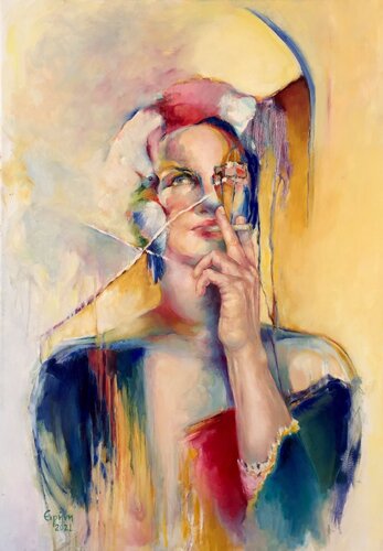 Breath of view di Eirini Riga, Pittura in vendita su Singulart
