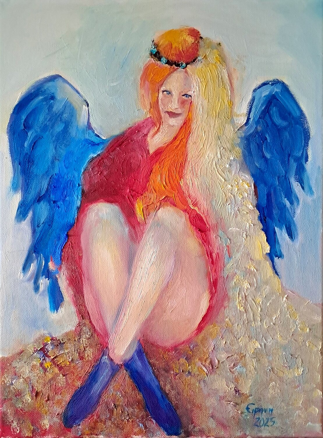 blue wings Eirini Riga