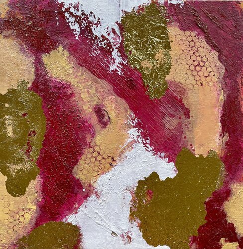 Golden leaf by Simona Messina, 기타 매체 for Sale on Singulart