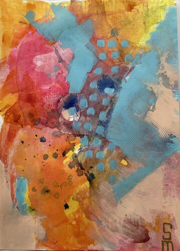 Joie de vivre van Simona Messina, Werk op papier te koop op Singulart