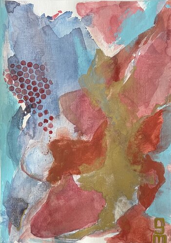 Red zone by Simona Messina, Work on Paper for Sale on Singulart