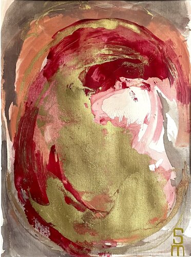 Alizarin Crimson by Simona Messina, 종이 for Sale on Singulart