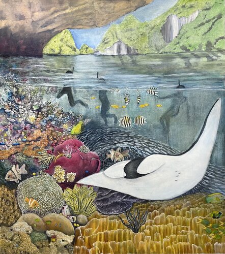 The Greatest Bounceback on Earth by Margot McMahon, Painting for Sale on Singulart