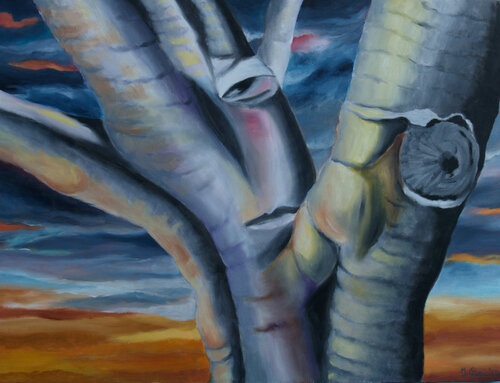 La Signora degli Alberi van Isabella Bai, Schilderij te koop op Singulart