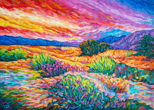 Sunset di tao bai, Pittura in vendita su Singulart