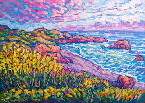 Shoreline Reverie von tao bai, Malerei kaufen auf Singulart