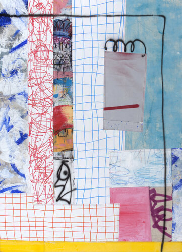 BEACH - BLUE SKY - FUNNY GAMES de Tommy Lennartsson, Pintura a la venta en Singulart