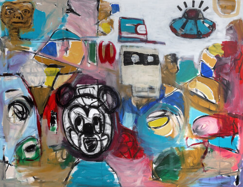 Hey! I´m back van Tommy Lennartsson, Schilderij te koop op Singulart