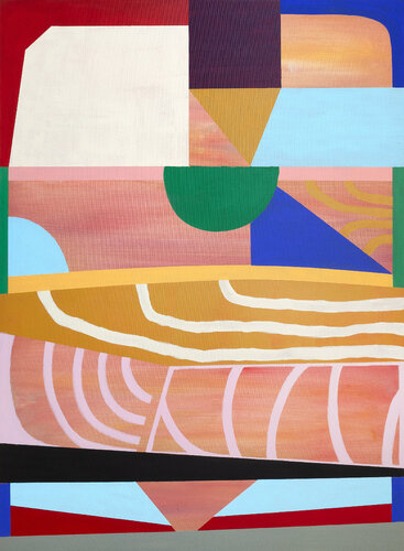 Beach - Blue Sky van Tommy Lennartsson, Schilderij te koop op Singulart