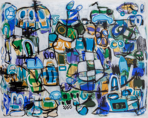 Jungle Fever van Tommy Lennartsson, Schilderij te koop op Singulart