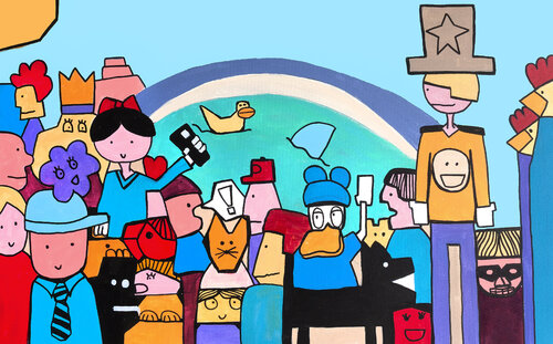 By The Pool by Tommy Lennartsson, Painting for Sale on Singulart