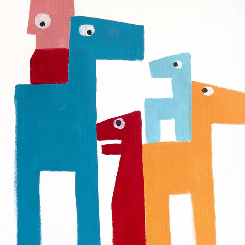 The Animal Kingdom - 6 by Tommy Lennartsson, 회화 for Sale on Singulart