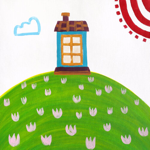 Tiny House - Nr: 1 par Tommy Lennartsson, Peinture en vente sur Singulart