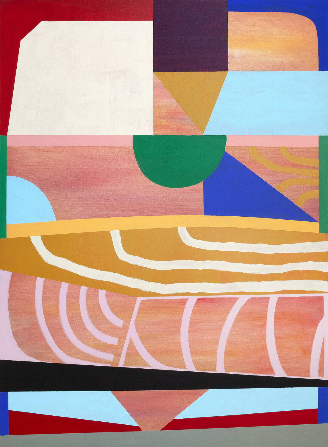 Beach - Blue Sky Tommy Lennartsson Peinture originale à vendre
