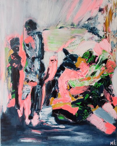 La réunion von L'Artiphaine-HJ-HELLEBOID, Malerei kaufen auf Singulart