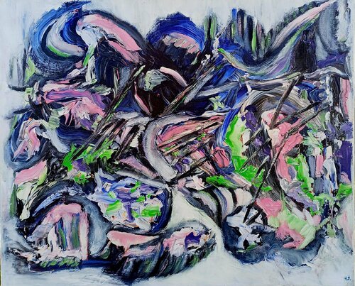 Déchaînement by L'Artiphaine-HJ-HELLEBOID, 회화 for Sale on Singulart