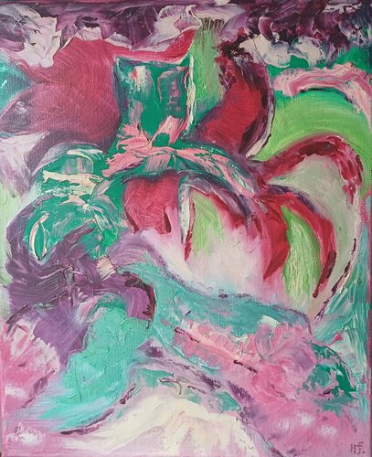 En douce by L'Artiphaine-HJ-HELLEBOID, Painting for Sale on Singulart