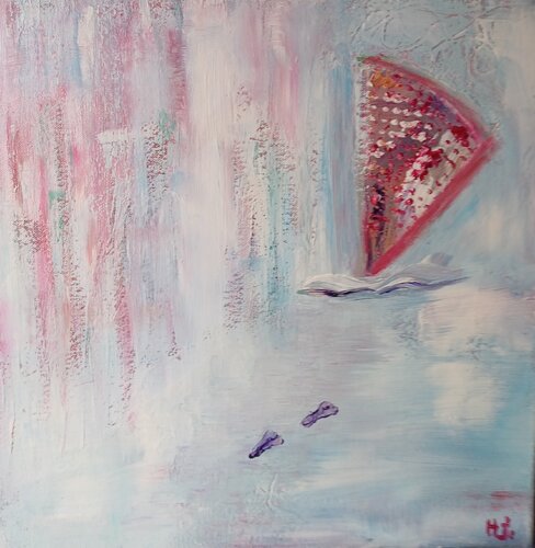 La part des anges by L'Artiphaine-HJ-HELLEBOID, 회화 for Sale on Singulart