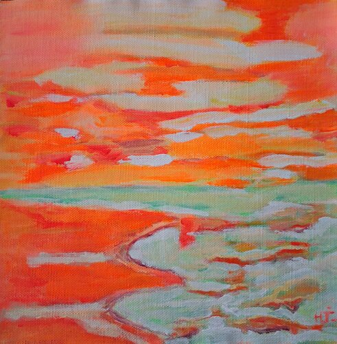En mer di L'Artiphaine-HJ-HELLEBOID, Pittura in vendita su Singulart