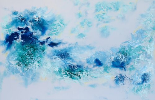 Corazón Azul von Beata Kmita, Malerei kaufen auf Singulart