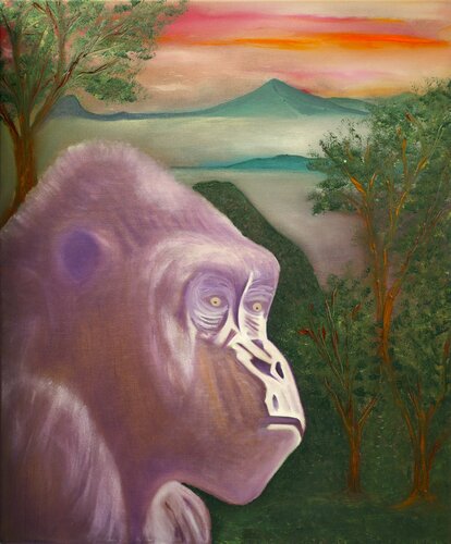 Gorilas di Gustavo de Leon, Pittura in vendita su Singulart