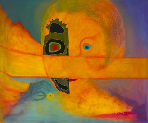 Cyber love di Gustavo de Leon, Pittura in vendita su Singulart