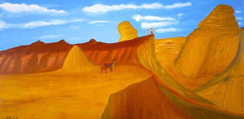 Patagonia primitiva by Gustavo de Leon, Painting for Sale on Singulart