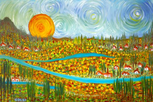 Homenaje a Vincent I par Gustavo de Leon, Peinture en vente sur Singulart