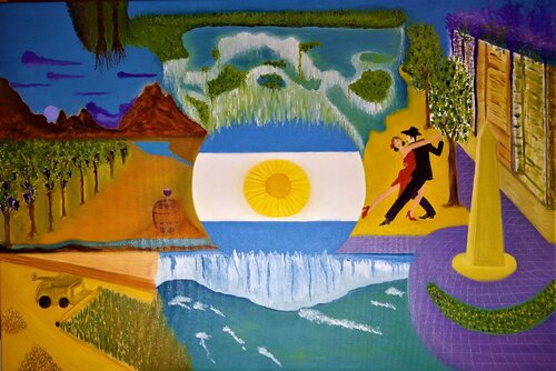 Argentina by Gustavo de Leon, Painting for Sale on Singulart