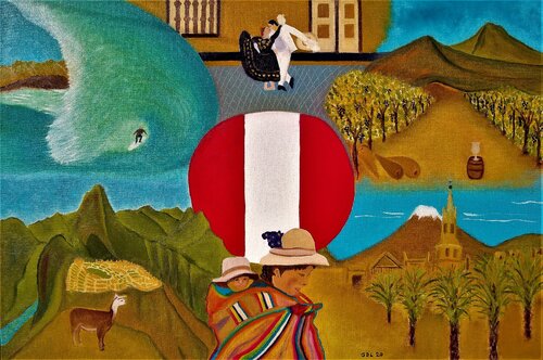 Perú von Gustavo de Leon, Malerei kaufen auf Singulart