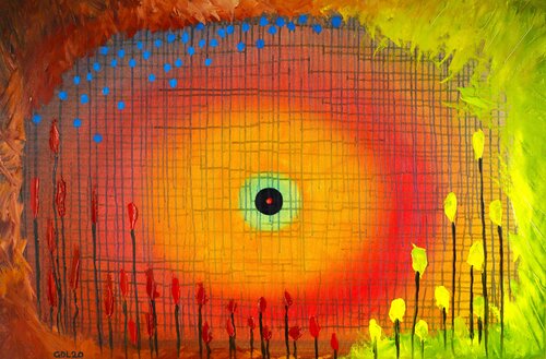 El ojo de Horus von Gustavo de Leon, Malerei kaufen auf Singulart