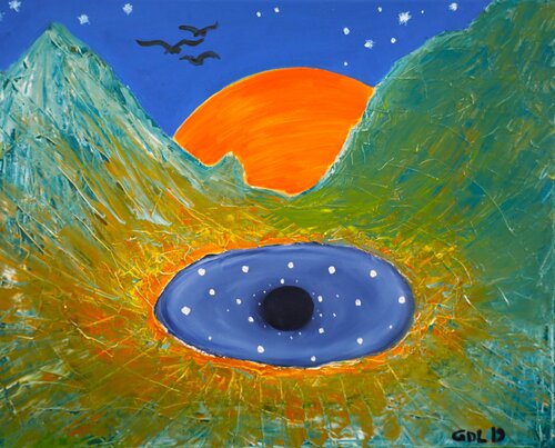 El Ojo cósmico di Gustavo de Leon, Pittura in vendita su Singulart