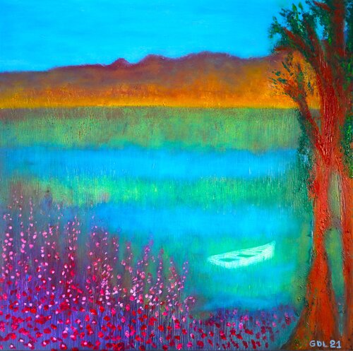 Misty morning di Gustavo de Leon, Pittura in vendita su Singulart