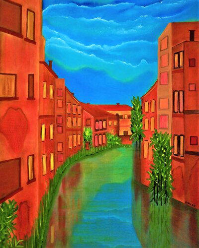 Mantova van Gustavo de Leon, Schilderij te koop op Singulart