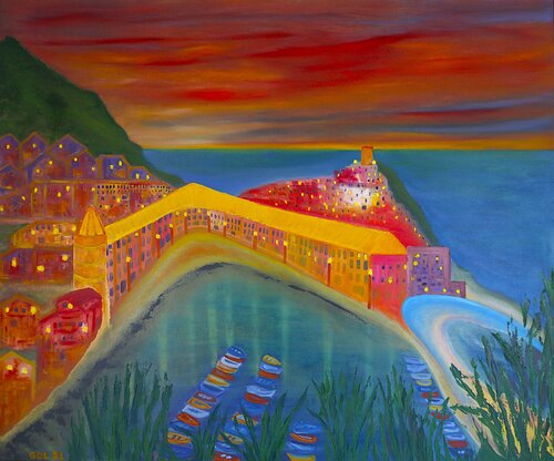 Liguria di Gustavo de Leon, Pittura in vendita su Singulart