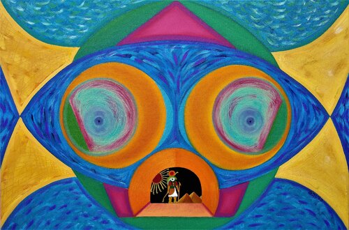 El arco de RA di Gustavo de Leon, Pittura in vendita su Singulart