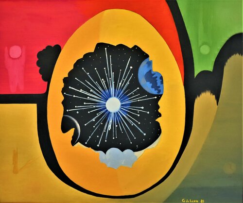 Big Bang  1981 by Gustavo de Leon, Painting for Sale on Singulart