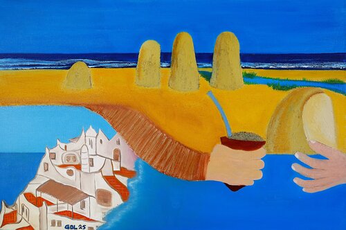 Welcome to Uruguay de Gustavo de Leon, Pintura a la venta en Singulart