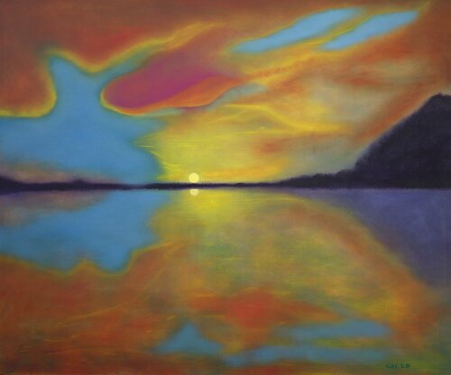 Salar de Uyuni  I di Gustavo de Leon, Pittura in vendita su Singulart