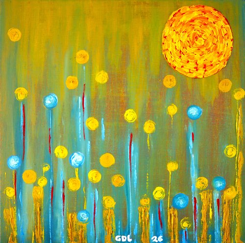 Burbujas par Gustavo de Leon, Peinture en vente sur Singulart