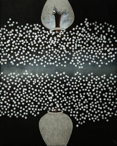 the outer and inner world van Jinkyeong An, Schilderij te koop op Singulart