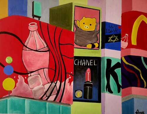 new york times square van Jinkyeong An, Schilderij te koop op Singulart